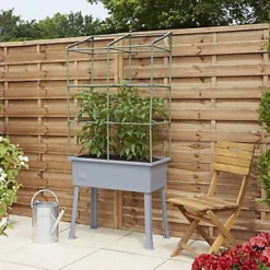 Verve Grey Rectangular Planter -Draper Tool Shop verve grey rectangular planter5059340328911 01i