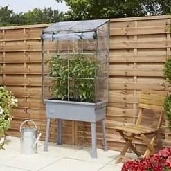 Verve Grey Rectangular Planter -Draper Tool Shop verve grey rectangular planter5059340328911 03i