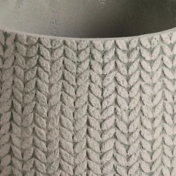 Verve Kulun Beige Knitted Effect Fibreclay Circular Plant Pot (Dia)29cm 6 Verve Kulun Beige Knitted Effect Fibreclay Circular Plant Pot (Dia)29cm -Draper Tool Shop verve kulun beige knitted effect fibreclay circular plant pot dia 29cm5059340327693 36c