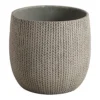 Verve Kulun Beige Knitted Effect Fibreclay Circular Plant Pot (Dia)46cm -Draper Tool Shop verve kulun beige knitted effect fibreclay circular plant pot dia 46cm5059340327679 02c