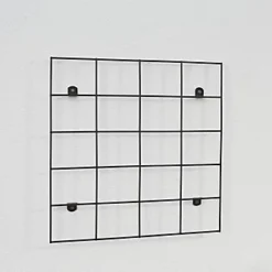 Verve Matt Black Metal Wall Rack -Draper Tool Shop verve matt black metal wall rack5059340327891 01i