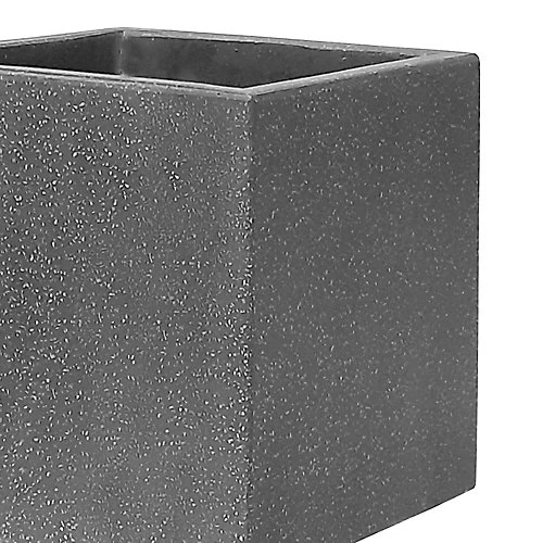 Verve Nore Dark Grey Square Planter 4 Verve Nore Dark Grey Square Planter - Image 2
