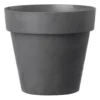 Verve Nurgul Dark Grey Polypropylene (PP) Round Plant Pot (Dia)79cm -Draper Tool Shop verve nurgul dark grey polypropylene pp round plant pot dia 79cm5059340341712 02c