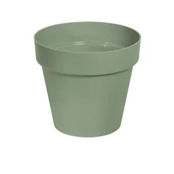 Verve Nurgul Deep Lichen Green Polypropylene (PP) Circular Plant Pot (Dia)30cm