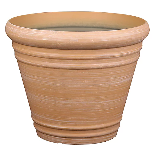 Verve Piave Terracotta Polypropylene (PP) Round Plant Pot (Dia)45cm 3 Verve Piave Terracotta Polypropylene (PP) Round Plant Pot (Dia)45cm