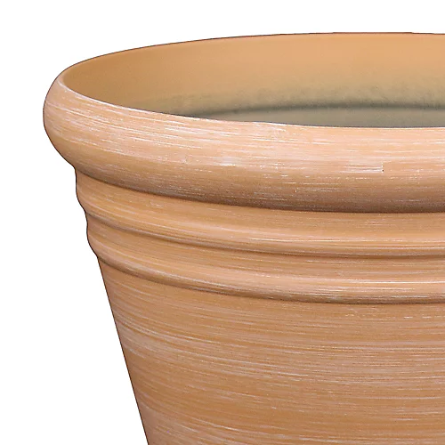 Verve Piave Terracotta Polypropylene (PP) Round Plant Pot (Dia)45cm 4 Verve Piave Terracotta Polypropylene (PP) Round Plant Pot (Dia)45cm - Image 2