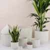 Vibes Round Fold Decor Recycled Material Indoor Garden Balcony Window Container Holder Plant Flower Organizer Pot White 25cm -Draper Tool Shop vibes round fold decor recycled material indoor garden balcony window container holder plant flower organizer pot white 25cm5021218789391 01c MP