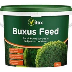 Vitax Buxus, Hedges Or Container Feed 5kg Tub