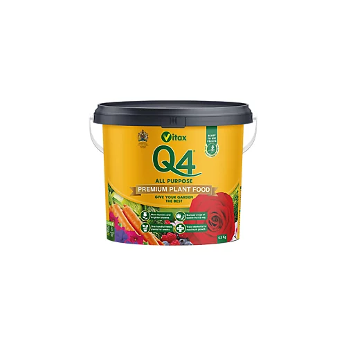 Vitax Q4 All Purpose Plant Food 4.5kg Tub 3 Vitax Q4 All Purpose Plant Food 4.5kg Tub