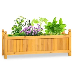 Wooden Garden Flower Planter - Large
