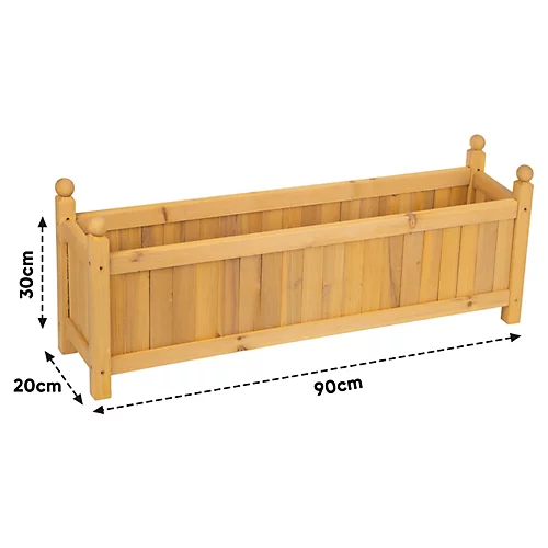 Wooden Garden Flower Planter - Large 5 Wooden Garden Flower Planter - Large - Image 3