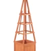 Wooden Obelisk Garden Planter Box -Draper Tool Shop wooden obelisk garden planter box5034567871174 01c MP