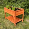 Wooden Raised Herb & Vegetable Planter -Draper Tool Shop wooden raised herb vegetable planter5060575103877 01c MP