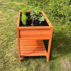 Wooden Raised Herb & Vegetable Planter 8 Wooden Raised Herb & Vegetable Planter -Draper Tool Shop wooden raised herb vegetable planter5060575103877 03c MP