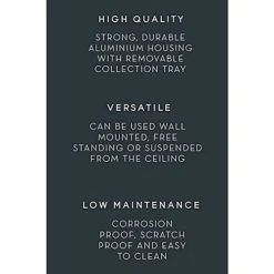 Xterminate 40W Electric Flying Insect Killer Zapper Electronic UV -Draper Tool Shop xterminate 40w electric flying insect killer zapper electronic uv5056411320188 04c MP