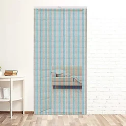 Xterminate Aluminium Fly Blind Door Screen Chain Curtain Silver And Blue With Spare Chains For Buisness And Home -Draper Tool Shop xterminate aluminium fly blind door screen chain curtain silver and blue with spare chains for buisness and home5056411318611 04c MP