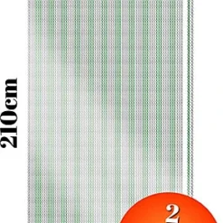 Xterminate Aluminium Fly Blind Door Screen Chain Curtain Silver And Green With Spare Chains For Buisness And Home -Draper Tool Shop xterminate aluminium fly blind door screen chain curtain silver and green with spare chains for buisness and home5056411318628 02c MP