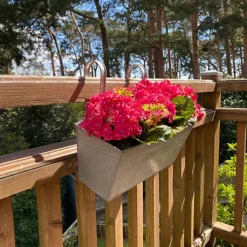 Zinc Balcony Hanging Planters (Set Of 2) -Draper Tool Shop zinc balcony hanging planters set of 2 5060266597480 03c MP